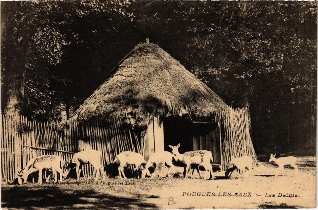 CPA POUGUES-les-EAUX - Les Daims (456827)