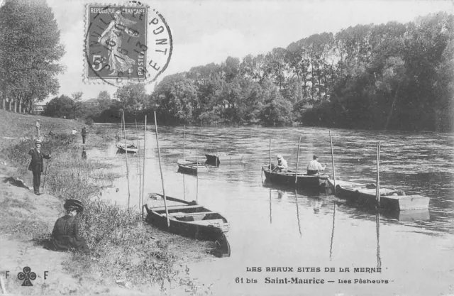 Cpa 94 Saint Maurice / Les Pecheurs