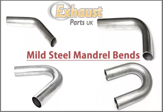 Aluminised Mild Steel Mandrel Bends 57mm - 2.25 inch with Qty Discount Offer