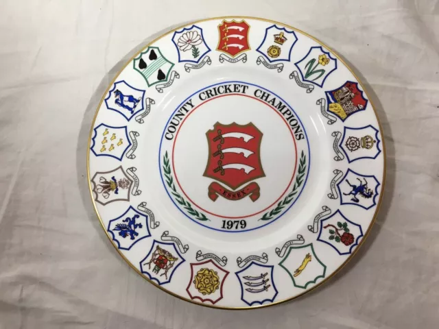 County Cricket Champions Essex 1979 - Limited Edition Plate by Coalport