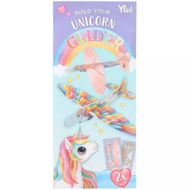 Depesche Ylvi & the Minimoomis Build Your Unicorn Glider, 1 Packung, 6-fach