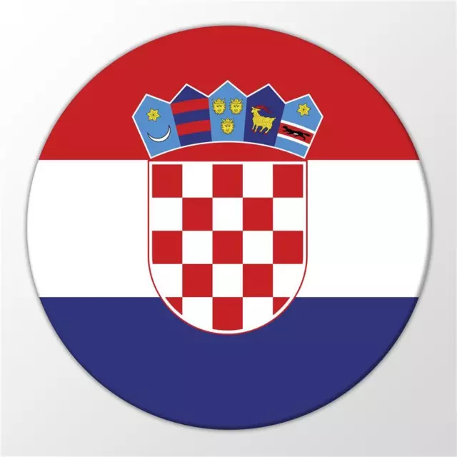 HUURAA! Kühlschrank Magnet Croatia Kroatien Flagge Balkan Insel Magnettafel Whit