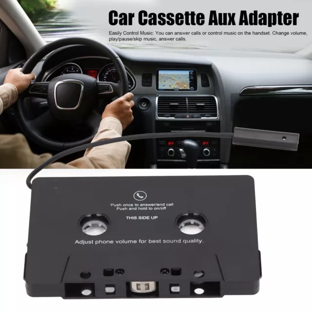 Car Audio Bluetooth Tape Receiver Adapter Player Aux With USB Power Supply Line
