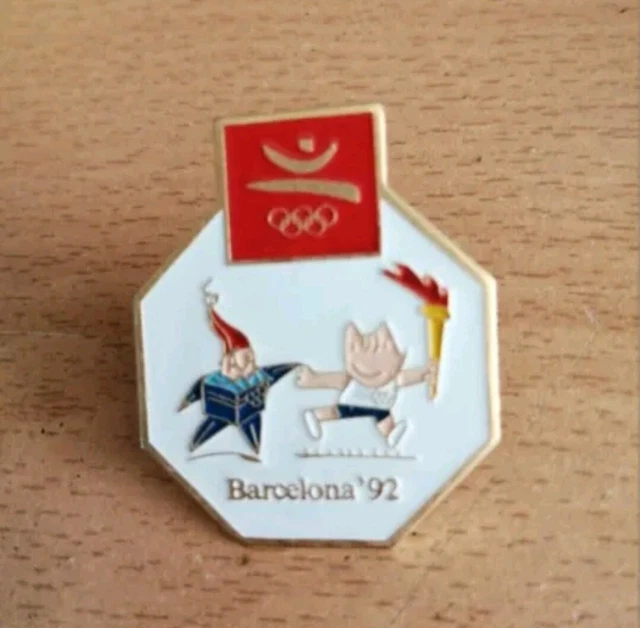 Pin's Jeux Olympiques Barcelone 1992 - Édition COJO 92, Signé 1988, Occasion