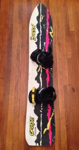VINTAGE BURTON CRUISE 165 Snowboard With Burton Bindings $249.99 ...