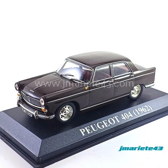 Miniature Altaya 1/43 Peugeot 404 Taxi Paris 1962, Noir/rouge, Collection