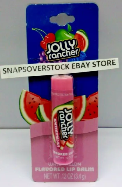 Jolly Rancher Watermelon Flavored Lip Balm 0.12 Oz. Tube, New Free Shipping