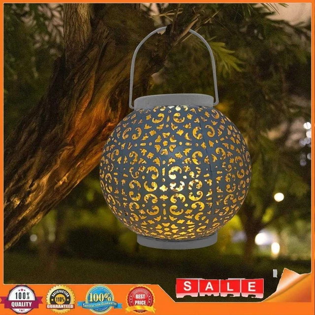 YAKii Lanterne Solari Rosse Da Esterno: Atmosfera Calda Per Giardino E Patio (confezione Da 2, Luce Calda)