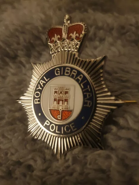 Royal Gibraltar Police Cap Badge Obsolete