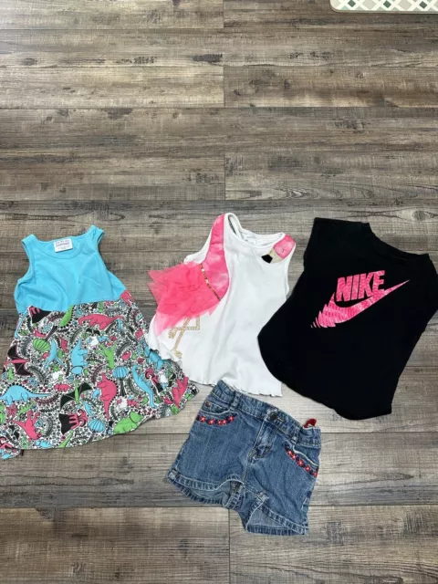 Princess Awesome Nike Mud Pie Girls Toddler Girl Spring Summer Clothes Size 3 T