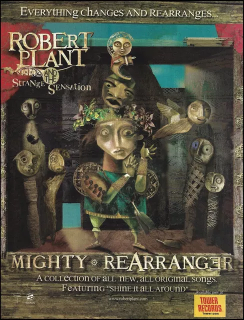 Led Zeppelin Robert Plant & the Strange Sensation Mighty Rearranger 2008 ad