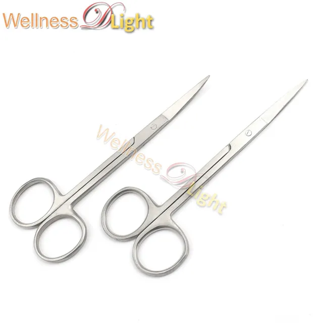 Surgical Iris Scissor Ophthalmic Suture Removal Tissue Dissection Set Of 2