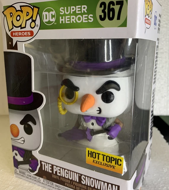 Funko Pop! DC Heroes Christmas Penguin Snowman Hot Topic Exclusive #367 2