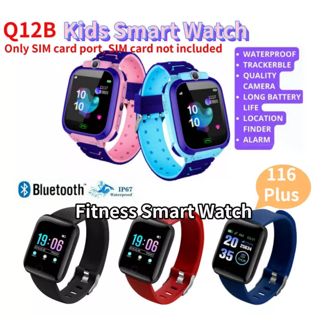 Kids Smart Watch Camera SOS Call Phone SIM GSM Game Watches Boys Girls Gift