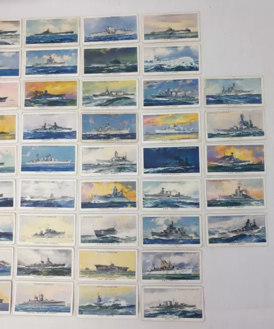 Player's Cigarette Cards Complete Set Of Modern Naval Craft 3