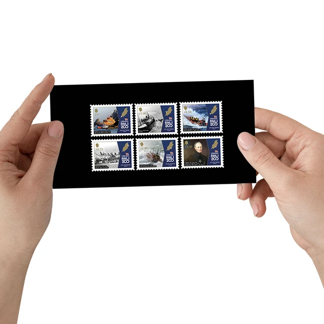 RNLI 200TH ANNIVERSARY Stamp Presentation Set Isle of Man Post Office