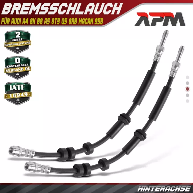 2x Tubi Freno Posteriore per Audi A4 8K B8 A5 8T3 Q5 8RB Macan