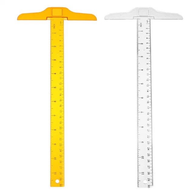 2 pièces Règle en forme de T professionnelle Règle de disposition générale Fourn