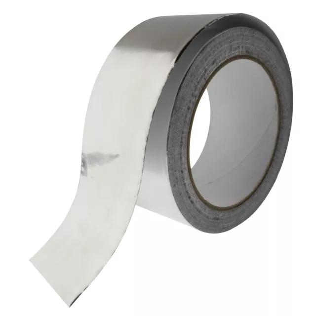 Cinta adhesiva de aluminio autoadhesiva SeKi 50 mm x 25 o 50 metros barrera de vapor de aluminio