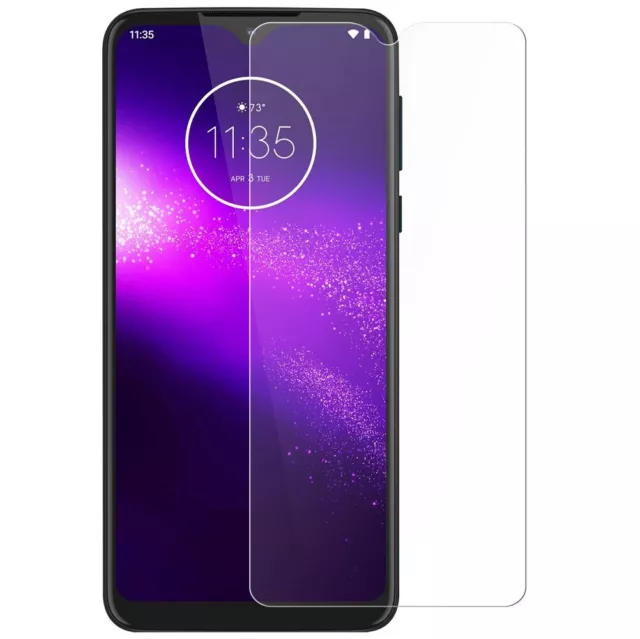 For MOTOROLA ONE MACRO FULL COVER TEMPERED GLASS SCREEN PROTECTOR GENUINE GUARD