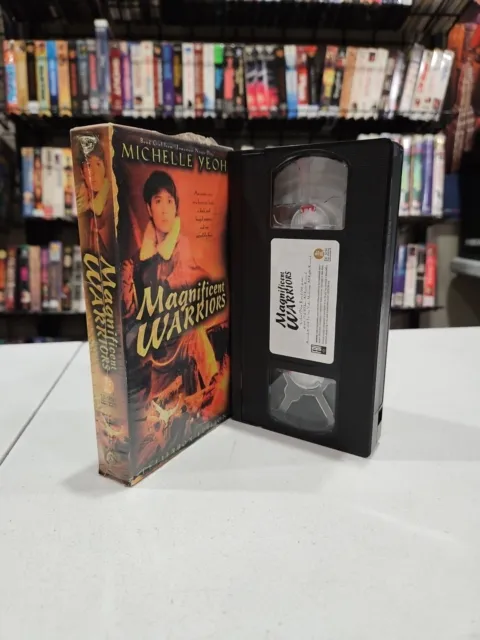 Magnificent Warriors (VHS, 1998)- Michelle Yeoh- English Dubbed- Letterbox USED