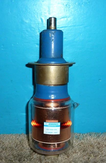 FL Jennings UCS-400-15S Vacuum Variable Capacitor 10-400pf 15kV Free Shipping