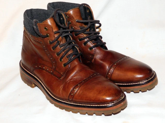 Warfield & Grand Potrero Cap-toe Boots - Chestnut - Size 14 (53801) Warfield___Grand_Hills_Black_1  main image 2