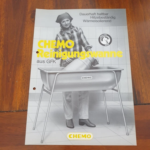 CHEMO Reinigungswanne Schlepper Traktor Prospekt Landmaschine m