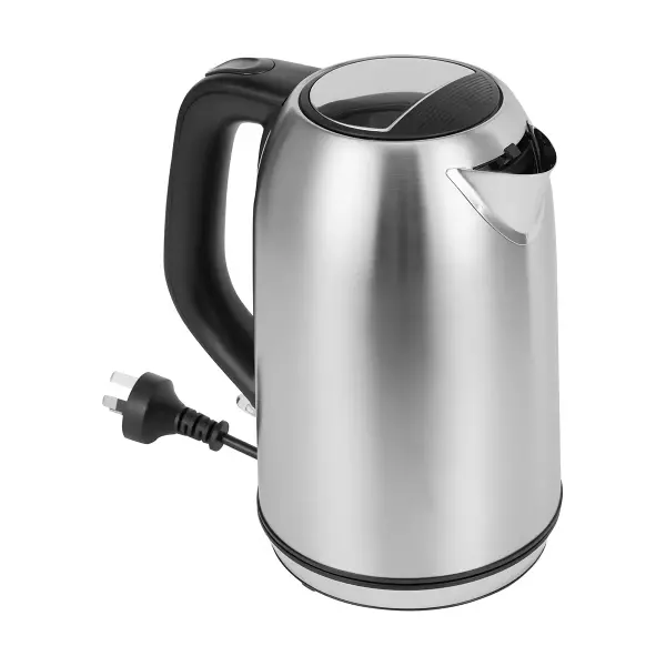 Electric Kettle 1.7L Stainless Steel Boiling Water Tea Coffee Silver Black