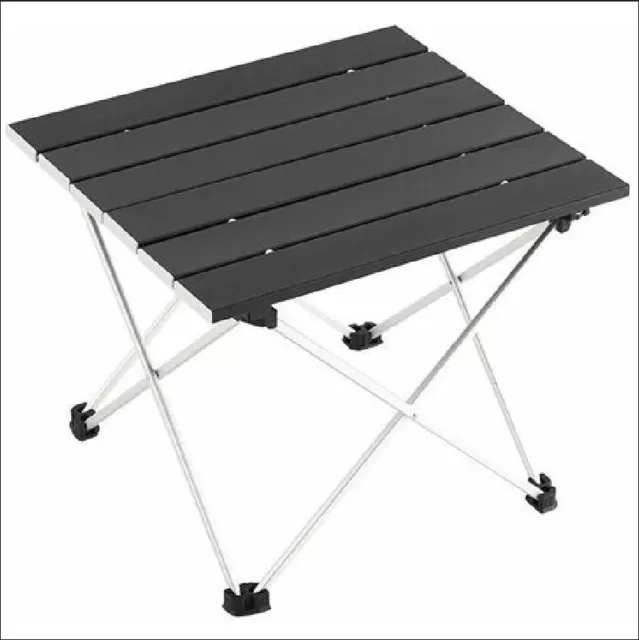 Table de Camping Pliable Table Alliage d'aluminium Solide et légère