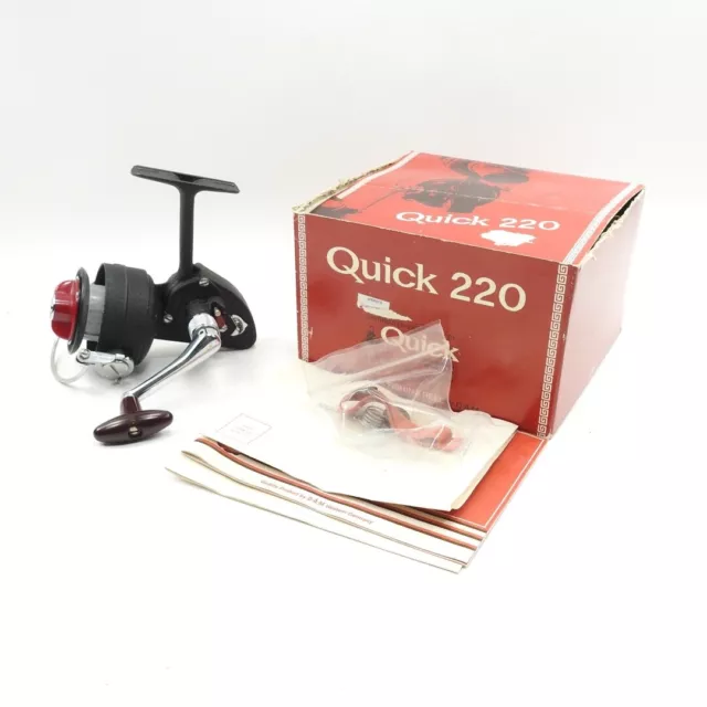Vintage Dam Quick 220 Fishing Reel. W/ Box. Made in West Germany. Vintage Dam Quick 220 Fishing Reel. W/ Box. Made in West Germany.