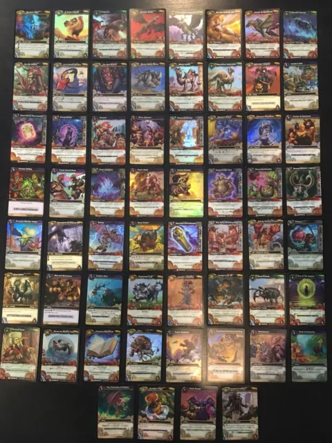 🔥 World of Warcraft COMPLETE TCG CARD SET - Excellent Condition -CODES ARE USED