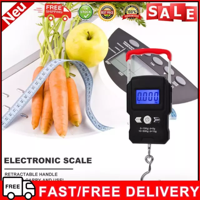 Portable Mini 50kg Weighting Electronic Scales Travel Luggage Scale with Hook