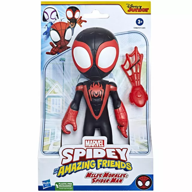 MARVEL SPIDEY AND His Amazing Friends - Supersized Miles Morales Figure ...