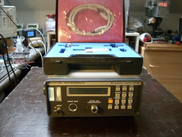 Marconi 6960 Power Meter with Power Sensor 6914 10MHz - 40GHz