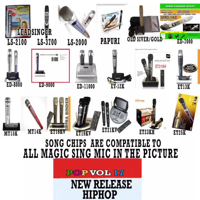 Entertech Magic Sing Karaoke Mic Pop 17 New Release Teens Favorite Songchip