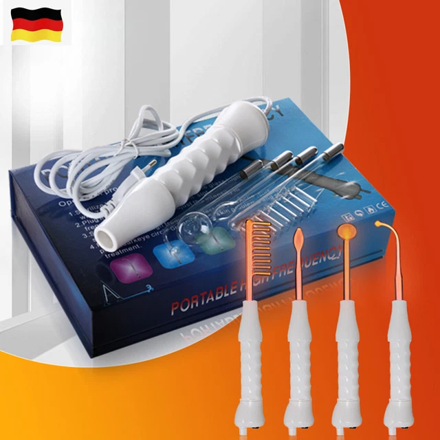 Tragbarer Elektrotherapie Gesichtspflege Hochfrequenzstab Hochfrequenzgerät -DE
