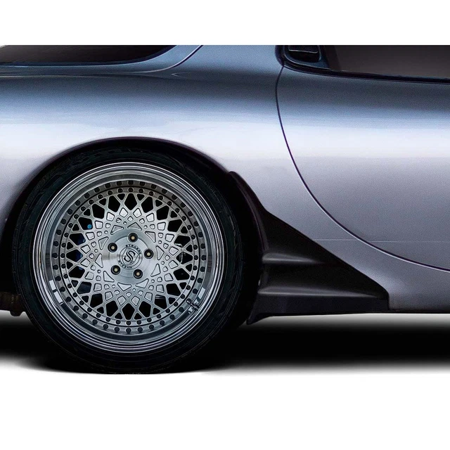 DURAFLEX LUCID STYLE Fiberglass Rear Fender Spats Unpainted 205.70