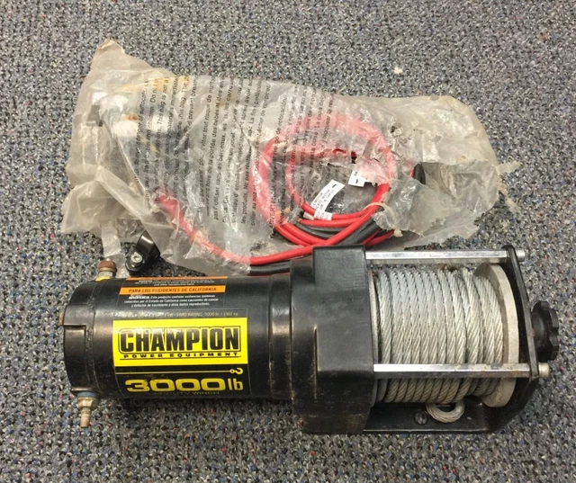 CHAMPION POWER EQUIPMENT 3000lb. ATV/UTV Winch Kit 13005 49.99 PicClick