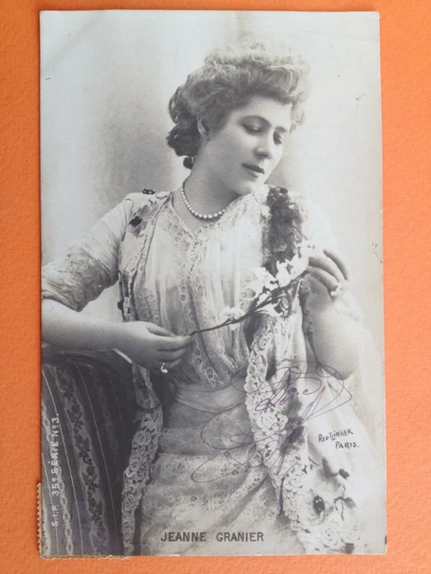 CPA PORTRAIT DE L'actrice Francaise Jeanne Cheirel (18681934) EUR 9,50