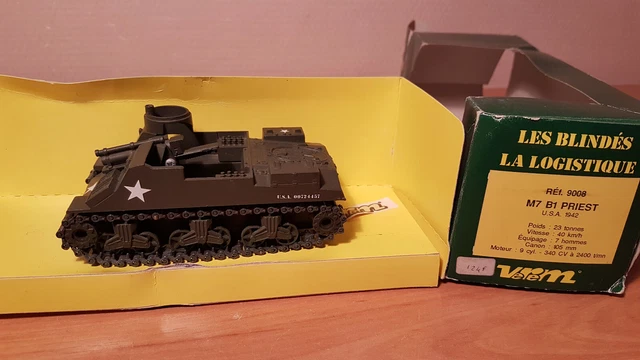 Blindé M7 Priest Artillerie - Solido - 1/50ème en boite