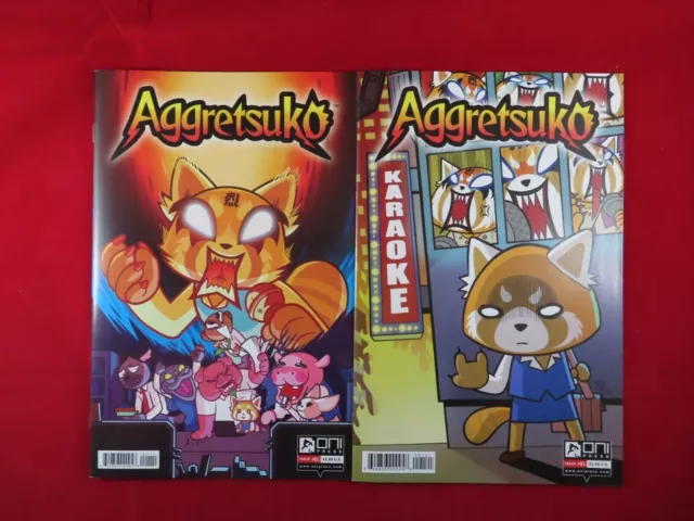 Aggretsuko #1 Cover A & Cover B Netflix Sanrio Oni Press 1st print sold out!