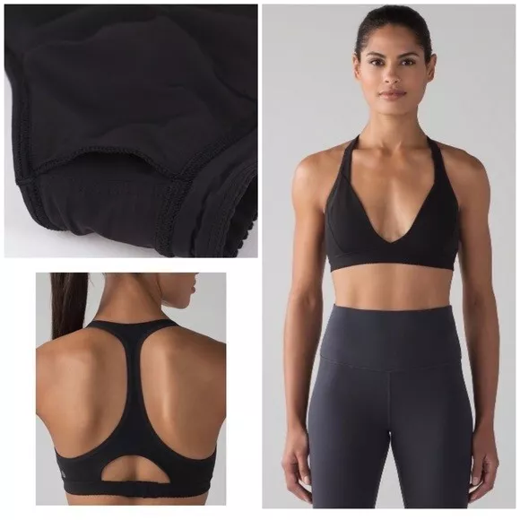 LULULEMON ALL DAY Breeze Bra NWT Size 6 Viridian Green Adjustable A/B Cup  Sports $44.95 - PicClick