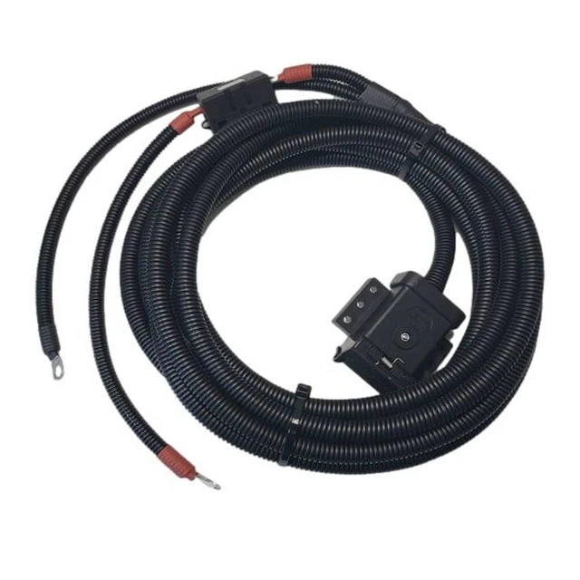 6m x 6mm 12v Lead 50a Red Anderson Style Connector 30a Midi Split Tube