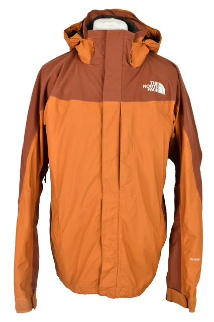 THE NORTH FACE HyVent Orange Windbreaker Jacket size L Mens Outerwear Outdoors