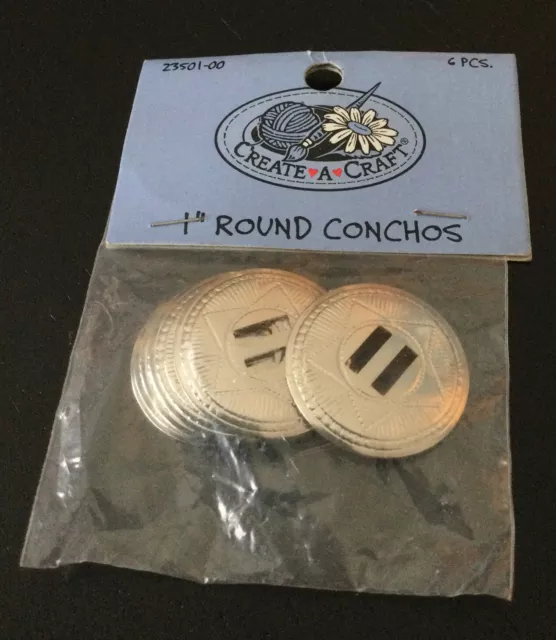 Create A Craft Round - Conchos 1 pulgada - - 6 piezas 2
