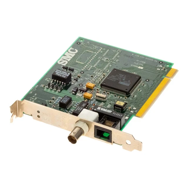 Carte Réseau PCI SMC EtherPower 8432 BT – 2 Ports (RJ-45 + Coaxiale)