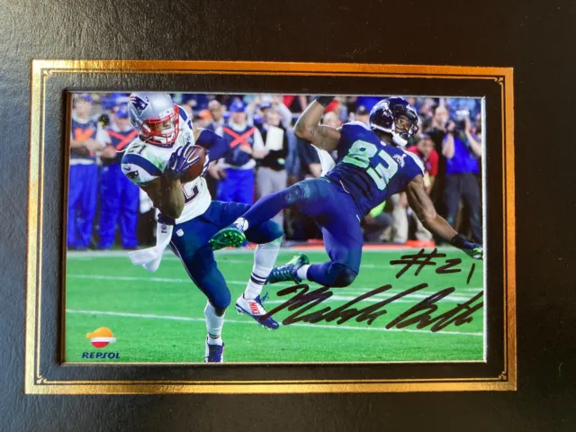 Malcolm Butler New England Patriots Autographed 4x6 photo with Documentation