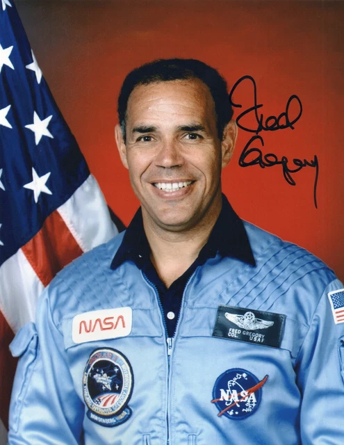 8x10 Original Autographed Photo of NASA Astronaut Frederick D. Gregory