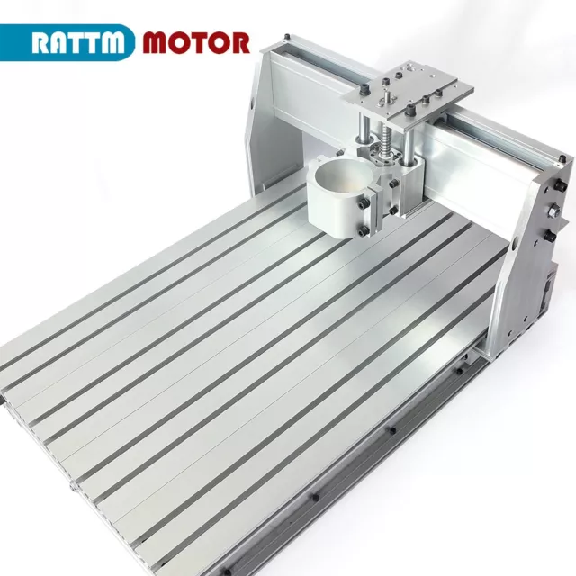 【DE】 Desktop 6040 CNC Router Engraver Engraving Milling Machine Frame+80mm Clamp